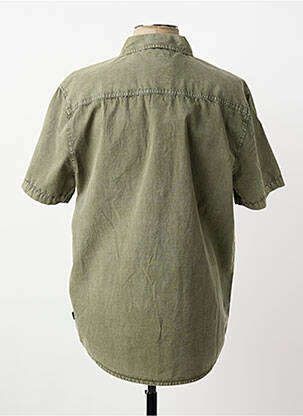 Chemise manches courtes coupe droite vert STREET ONE homme