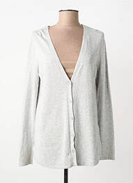 Gilet manches longues fermeture boutonnée sur le devant gris STREET ONE femme