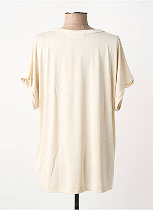 T-shirt coupe droite manches courtes beige CECIL femme