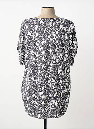 Top imprimé fantaisie manches courtes gris CECIL femme
