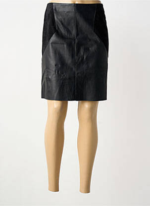 Jupe courte fermeture zippée au dos noir STREET ONE femme