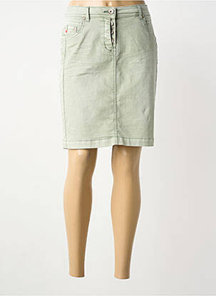 Jupe courte poches vert CECIL femme