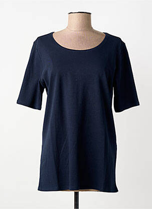 T-shirt coupe droite manches courtes bleu CECIL femme