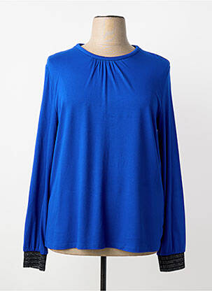 T-shirt coupe droite manches longues bleu STREET ONE femme