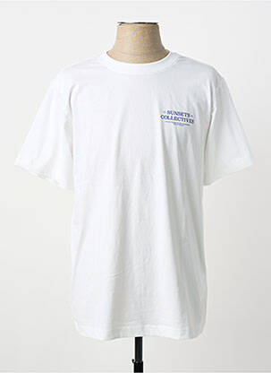 T-shirt coupe droite manches courtes blanc STREET ONE homme