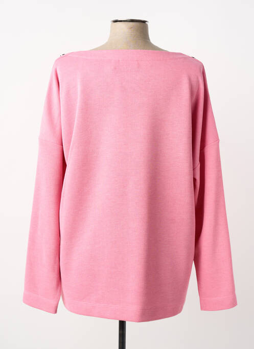 Pull stretch manches longues rose CECIL femme