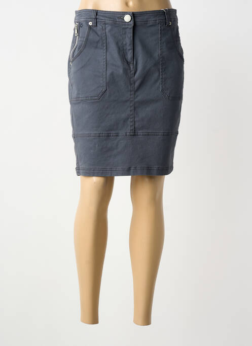 Jupe courte poches gris CECIL femme
