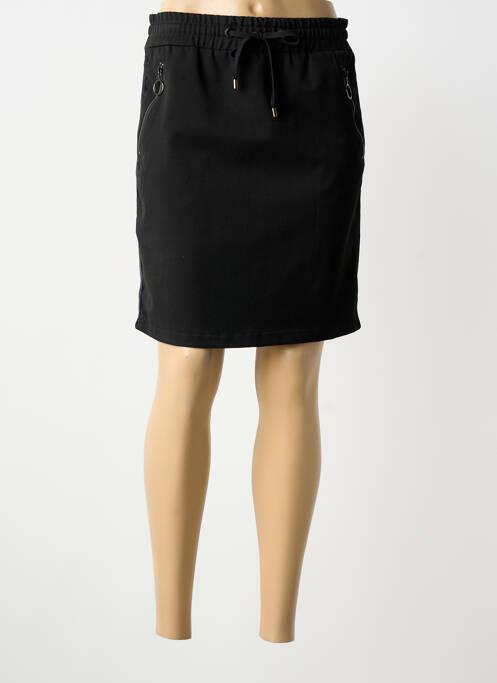 Jupe courte coupe droite noir CECIL femme