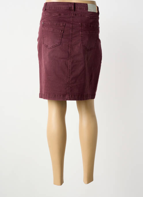 Jupe courte poches violet CECIL femme
