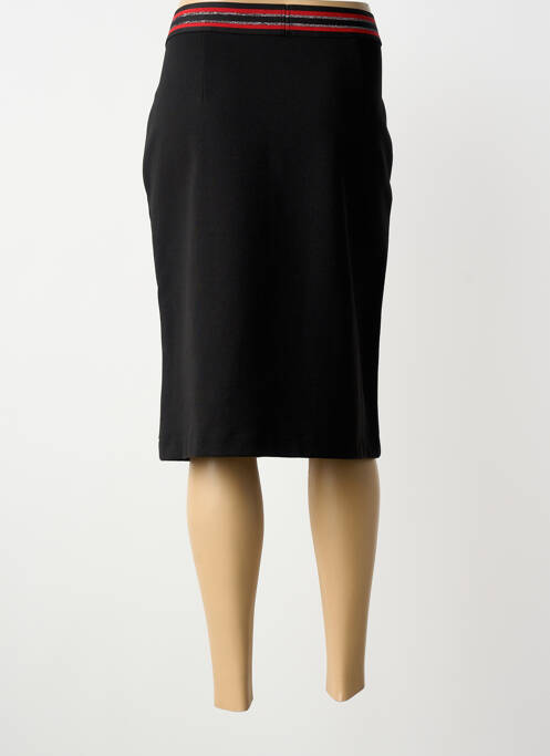 Jupe mi-longue coupe droite noir STREET ONE femme