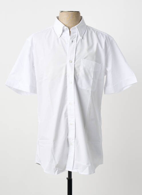 Chemise manches courtes coupe droite blanc BELLONI homme