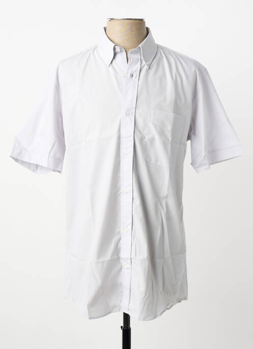 Chemise manches courtes coupe cintrée gris BELLONI homme