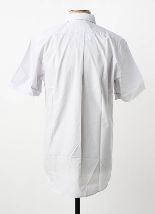 Chemise manches courtes coupe cintrée gris BELLONI homme