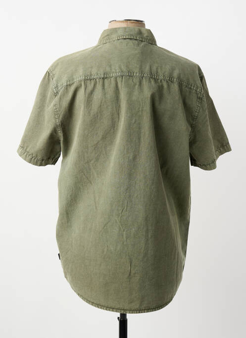 Chemise manches courtes coupe droite vert STREET ONE homme