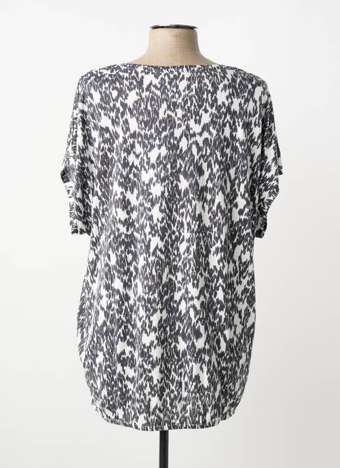 Top imprimé fantaisie manches courtes gris CECIL femme