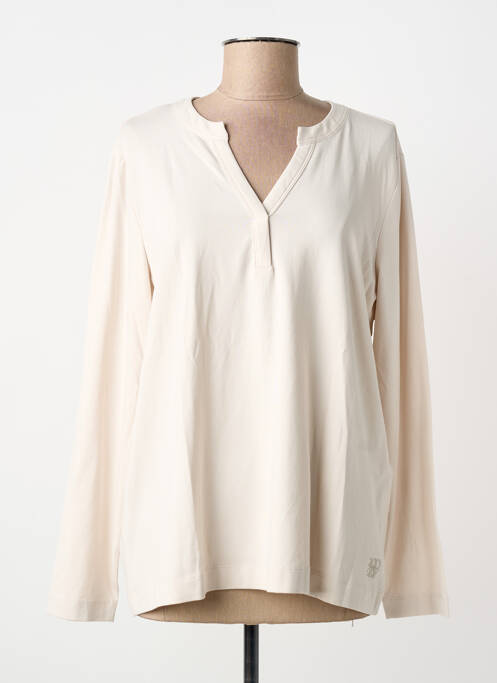 T-shirt coupe droite manches longues beige CECIL femme