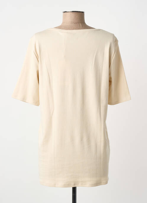 T-shirt coupe droite manches courtes beige CECIL femme