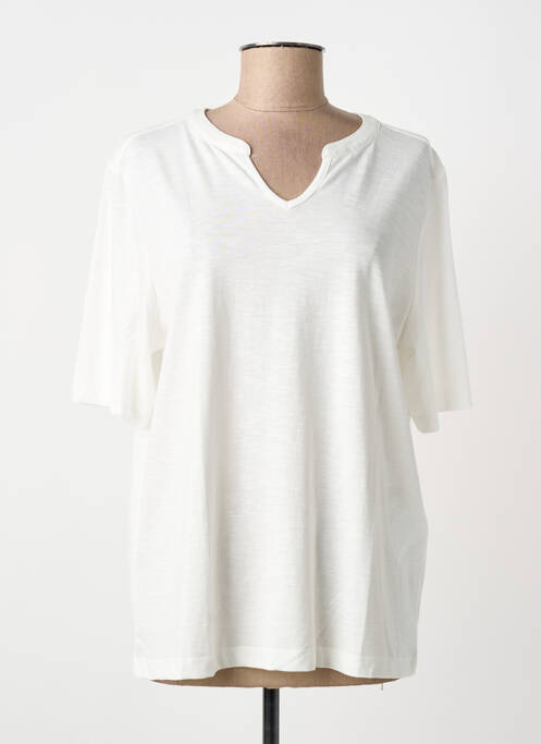 T-shirt coupe droite manches courtes blanc CECIL femme