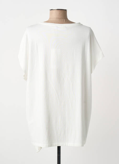 T-shirt coupe droite manches courtes blanc CECIL femme