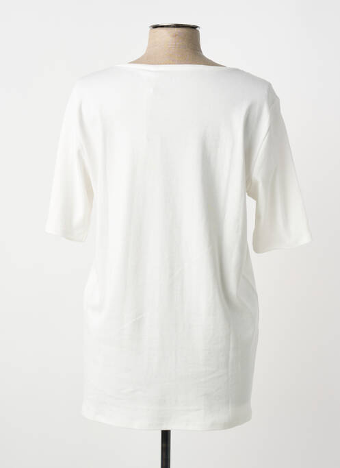 T-shirt coupe droite manches courtes blanc CECIL femme