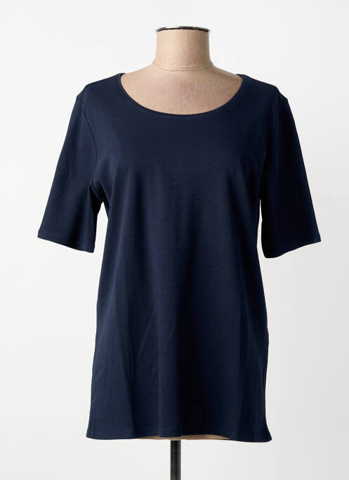 T-shirt coupe droite manches courtes bleu CECIL femme