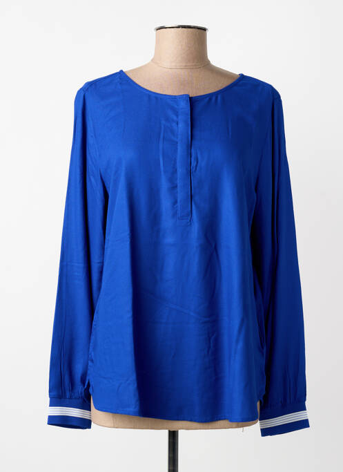 T-shirt coupe droite manches longues bleu STREET ONE femme