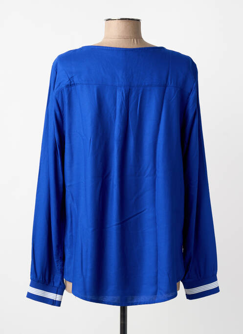 T-shirt coupe droite manches longues bleu STREET ONE femme