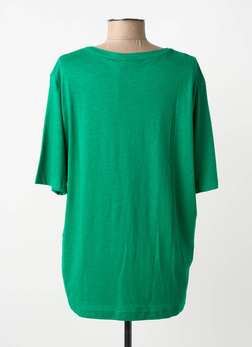 T-shirt coupe droite manches courtes vert CECIL femme