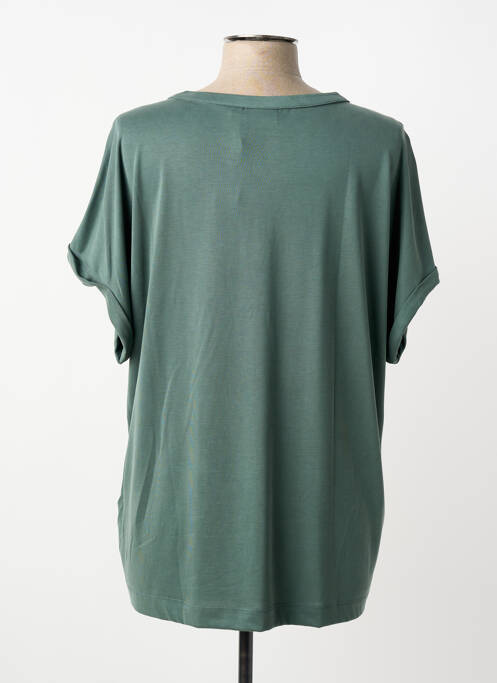 T-shirt coupe droite manches courtes vert CECIL femme