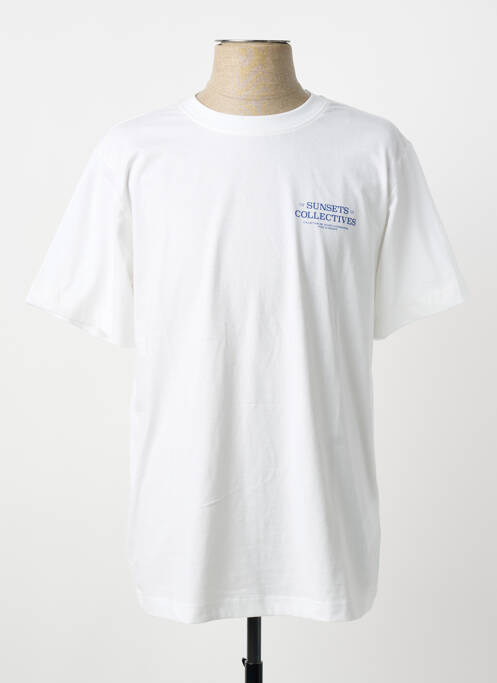 T-shirt coupe droite manches courtes blanc STREET ONE homme