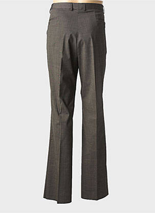 Pantalon droit stretch taille normale marron NINO LORETTI homme
