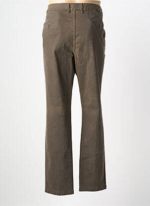 Pantalon chino stretch taille normale vert LCDN homme