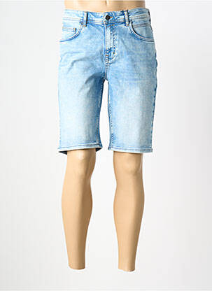 Bermuda tissage denim taille normale bleu STREET ONE homme