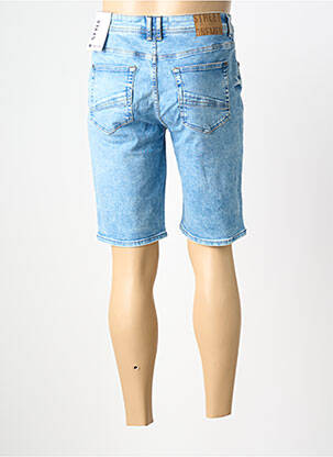 Bermuda tissage denim taille normale bleu STREET ONE homme
