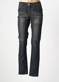 Jeans coupe slim stretch taille normale noir CECIL femme