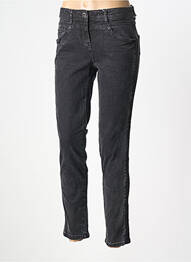 Jeans coupe slim stretch taille normale gris CECIL femme