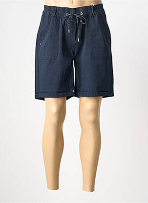 Bermuda taille élastique taille normale bleu CECIL homme