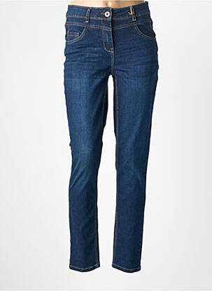 Jeans coupe slim stretch taille normale bleu CECIL femme