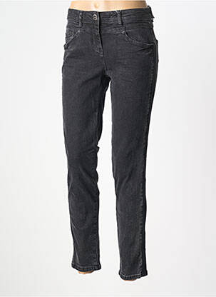 Jeans coupe slim stretch taille normale gris CECIL femme