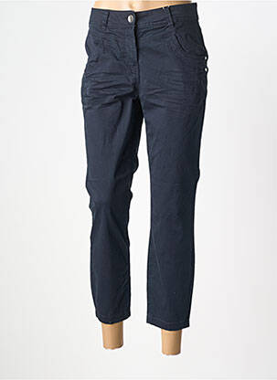 Pantalon 7/8 stretch taille normale bleu CECIL femme