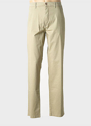 Pantalon chino stretch taille normale beige LCDN homme