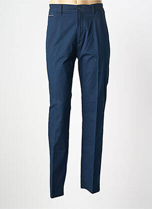 Pantalon chino stretch taille normale bleu LCDN homme