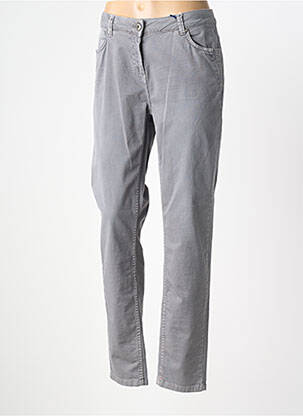 Pantalon droit stretch taille normale gris CECIL femme