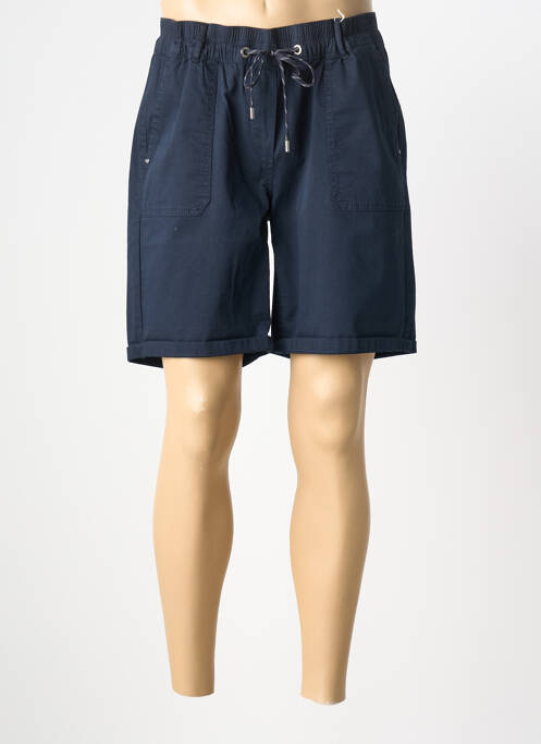 Bermuda taille élastique taille normale bleu CECIL homme