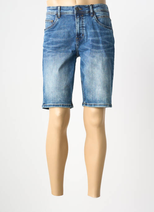 Bermuda stretch taille normale bleu STREET ONE homme