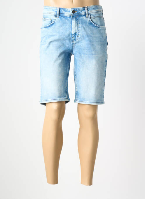 Bermuda stretch taille normale bleu STREET ONE homme