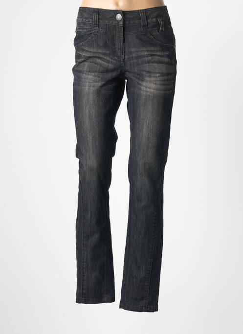 Jeans coupe slim stretch taille normale noir CECIL femme
