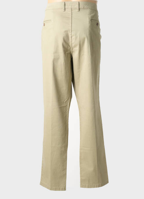 Pantalon chino stretch taille normale beige LCDN homme