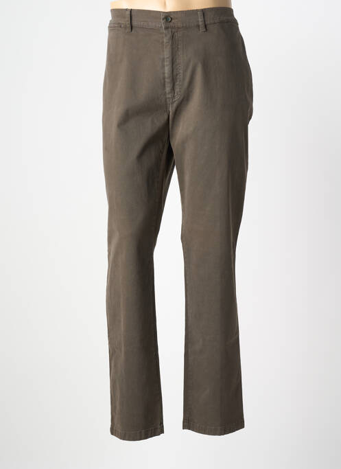 Pantalon chino stretch taille normale vert LCDN homme