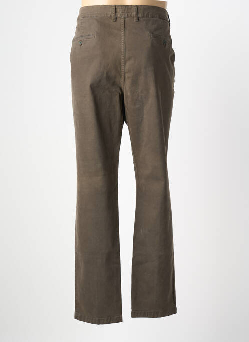 Pantalon chino stretch taille normale vert LCDN homme